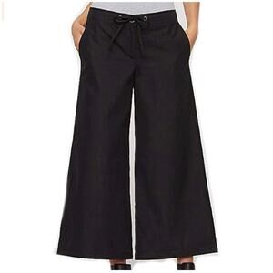 Eileen Fisher Black High Rise Wide Leg Pants Trousers Size Small